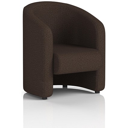 Lamport Armchair, With Black Feet, In Synergy Fabric, Wed
