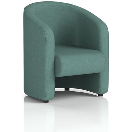 Lamport Armchair, With Black Feet, In Sumi Fabric, Handa