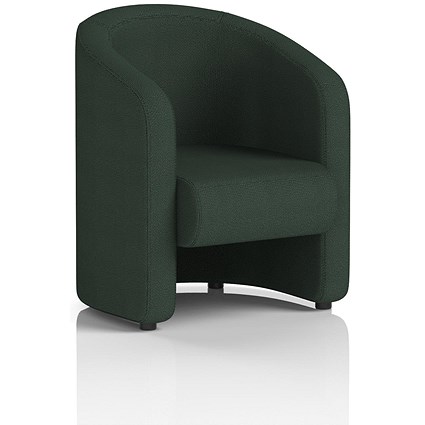 Lamport Armchair, With Black Feet, In Yoredale Fabric, Ingleton