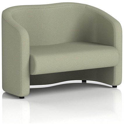 Lamport 2 Seater Sofa, With Black Feet, In Main Line Flax Fabric, Newbury
