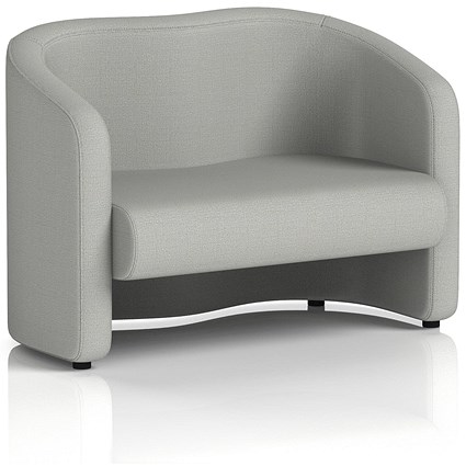 Lamport 2 Seater Sofa, With Black Feet, In Sumi Fabric, Tokyo
