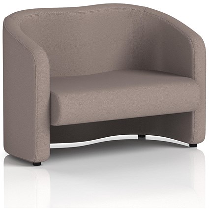 Lamport 2 Seater Sofa, With Black Feet, In Yoredale Fabric, Settle