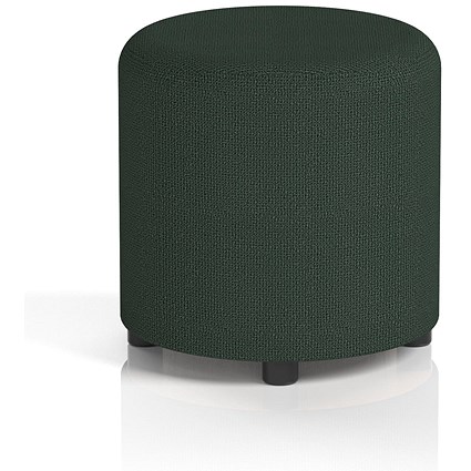 Harlestone Small Round Stool, In Yoredale Fabric, Ingleton Body And Top