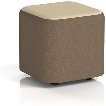 Harlestone Small Square Stool, In Sumi Fabric, Osaka Body Zen Top Harlestone Small Square Stool, In Sumi Fabric, Osaka Body Zen Top