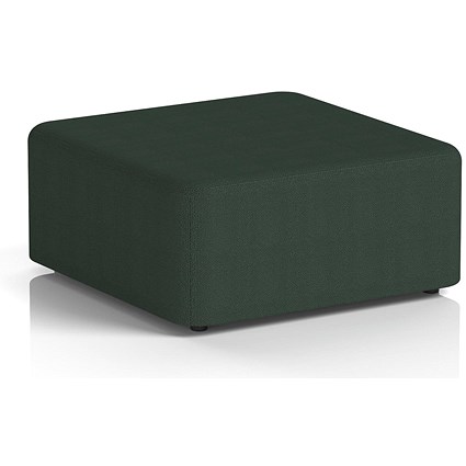 Harlestone Large Square Stool, In Yoredale Fabric, Ingleton Body And Top