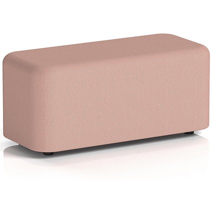 Harlestone Small Rectangular Stool, In Yoredale Fabric, Kidstone Body And Top