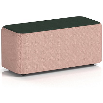 Harlestone Small Rectangular Stool, In Yoredale Fabric, Kidstone Body Ingleton Top
