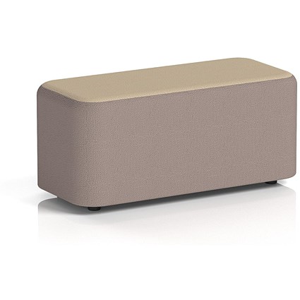 Harlestone Small Rectangular Stool, In Yoredale Fabric, Settle Body Gordale Top