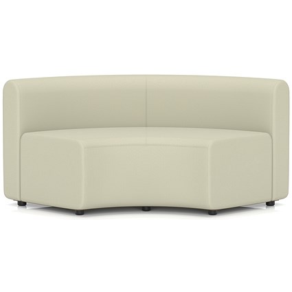 Mawsley Modular Seating 90 Degree Inner Curve Low Back Unit, Era - Futurist