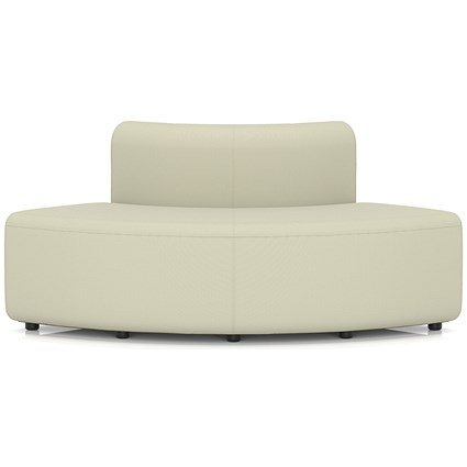Mawsley Modular Seating 90 Degree Outer Curve Low Back Unit, Era - Futurist