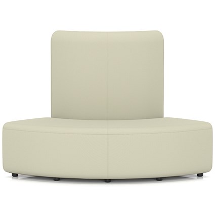 Mawsley Modular Seating 90 Degree Outer Curve High Back Unit, Era - Futurist