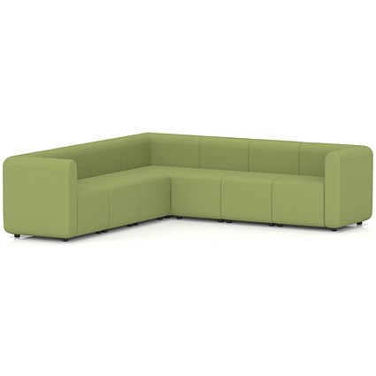 Mawsley Modular Seating Set L-Shaped Corner Sofa, 7 Seater, With Arms, Era - Endurance