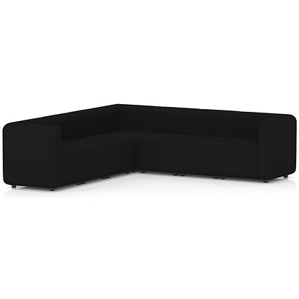 Mawsley Modular Seating Set L-Shaped Corner Sofa, 7 Seater, With Arms, Era - Forward