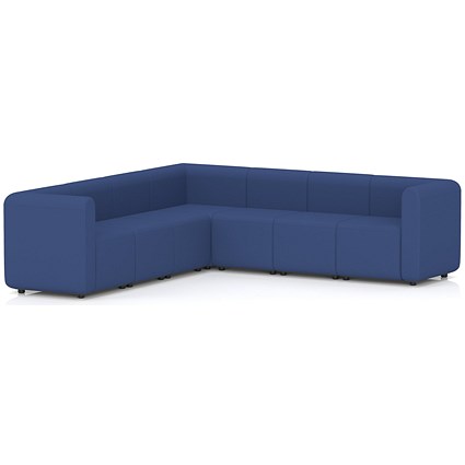 Mawsley Modular Seating Set L-Shaped Corner Sofa, 7 Seater, With Arms, Era - Perennial