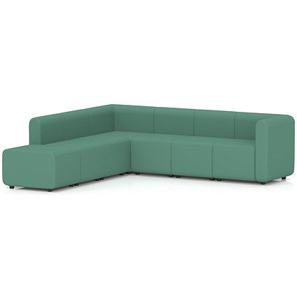 Mawsley Modular Seating Set L-Shaped Corner Sofa, 7 Seater, With Left Arms, Era - Rest