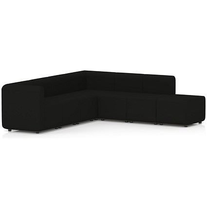 Mawsley Modular Seating Set L-Shaped Corner Sofa, 7 Seater, With Right Arms, Era - Forward