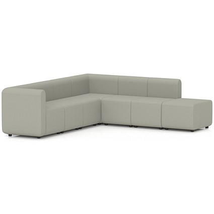 Mawsley Modular Seating Set L-Shaped Corner Sofa, 7 Seater, With Right Arms, Era - Generation