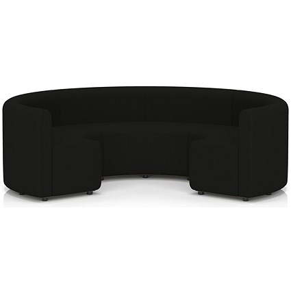 Mawsley Modular Seating Set Circular Sofa, Low Back, Era - Forward