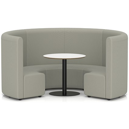 Mawsley Modular Seating Set Circular Sofa, High Back, With White Table, Era - Generation