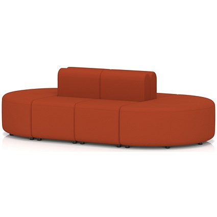 Mawsley Modular Seating Set Capsule Island, Low Back, 8 Seater, Era - Experience