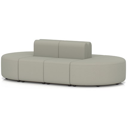 Mawsley Modular Seating Set Capsule Island, Low Back, 8 Seater, Era - Generation