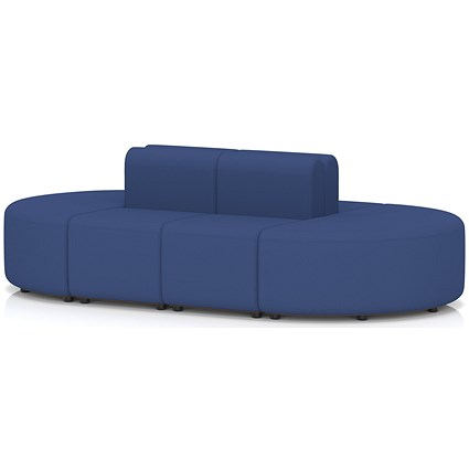 Mawsley Modular Seating Set Capsule Island, Low Back, 8 Seater, Era - Perennial