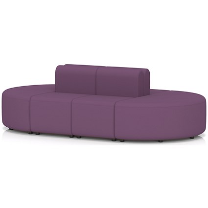 Mawsley Modular Seating Set Capsule Island, Low Back, 8 Seater, Era - Prime
