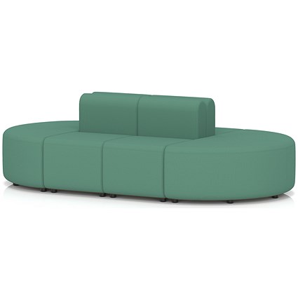 Mawsley Modular Seating Set Capsule Island, Low Back, 8 Seater, Era - Rest