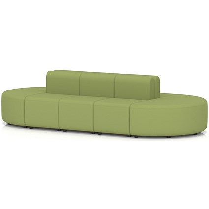 Mawsley Modular Seating Set Capsule Island, Low Back, 10 Seater, Era - Endurance