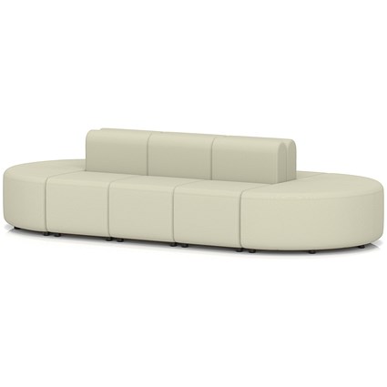 Mawsley Modular Seating Set Capsule Island, Low Back, 10 Seater, Era - Futurist