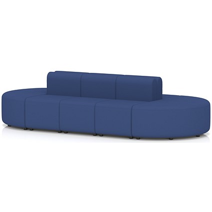 Mawsley Modular Seating Set Capsule Island, Low Back, 10 Seater, Era - Perennial