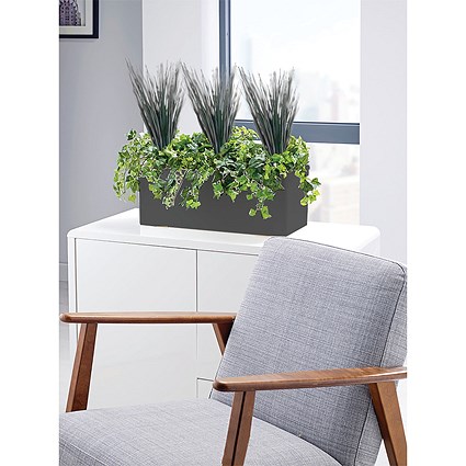 Ivy and Savannah Grass Matte Lava Trough LLRIVS700/RDYLV