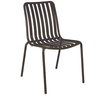 Lark Side Chair Aluminium Charcoal