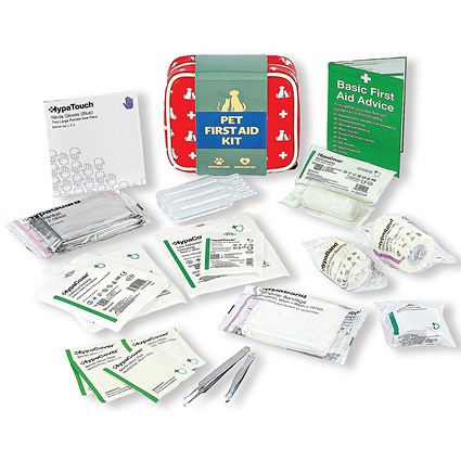 Safety First Aid Group Pet First Aid Kit Red