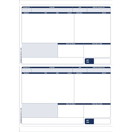 Custom Forms Sage Laser Address Payslips (Pack of 500)