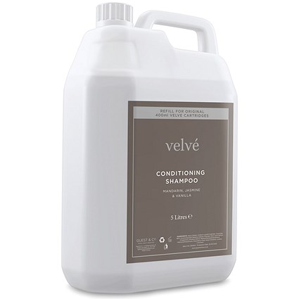 Refill Velve Shampoo with Pumps, 5 Litres, Pack of 2