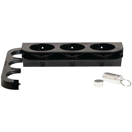 M System Black Triple Bracket (Pack of 2)