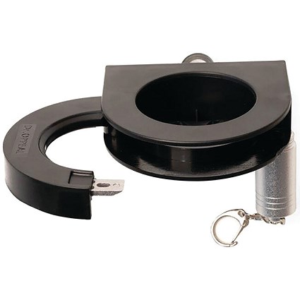 M System Black Single Bracket (Pack of 2)