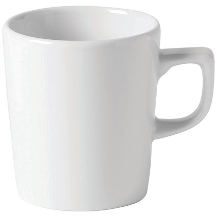 Utopia Titan Latte Mug, 440ml, White, Pack of 12