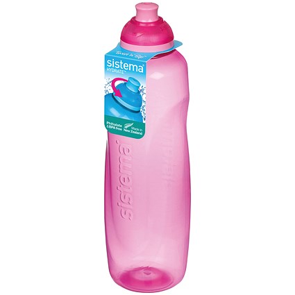 Sistema Twist and Sip Helix, 600ml, Pink