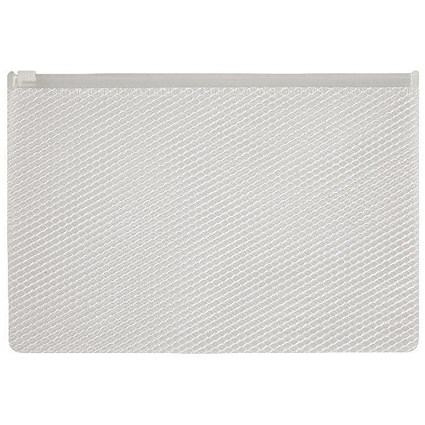 Snopake EPPE Zippa-Bag, 270 x 395mm, White, Pack of 5