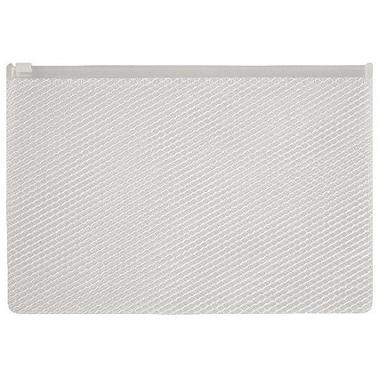 Snopake EPPE Zippa-Bag, 270 x 395mm, White, Pack of 5