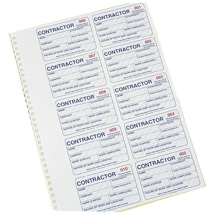 Identibadge Contractors Management System Duplicate Refill