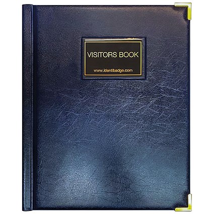 Identibadge GDPR Visitor Book with Binder