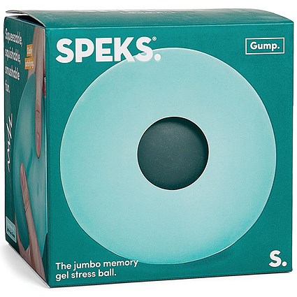 Speks Gump Memory Gel Jumbo Stress Ball Sea Glass
