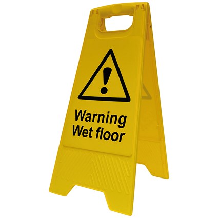 Spectrum Industrial Heavy Duty A Board Warning Wet Floor 4702