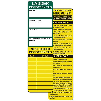 Spectrum Industrial Ladder Tagging System (Pack of 10)