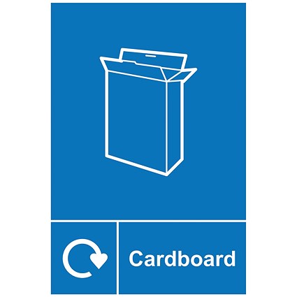Spectrum Industrial Recycle Sign Cardboard 150x200mm SAV
