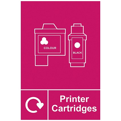 Spectrum Industrial Recycle Sign Printer Cartridge 150x200mm SAV