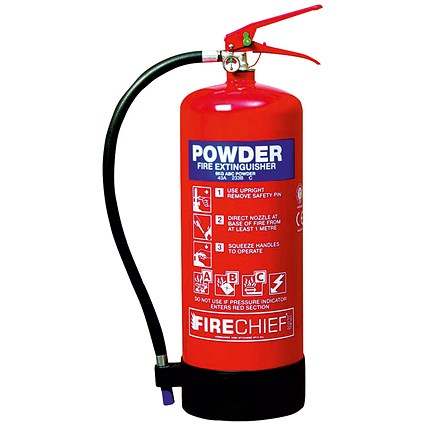 Spectrum Industrial Fire Extinguisher ABC Powder 6kg
